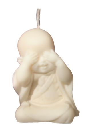 Little Monk Covering Eyes