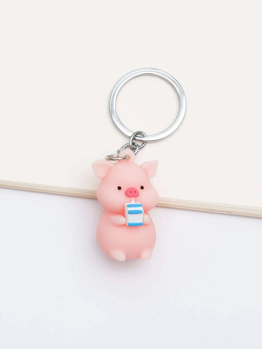 Pig Keychain