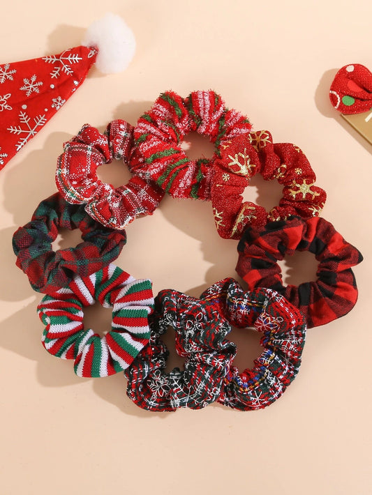 Christmas Scrunches (8Pieces)